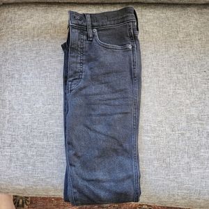 NWT Madewell 10" High-Rise Skinny Black Jeans Starkey Wash 28